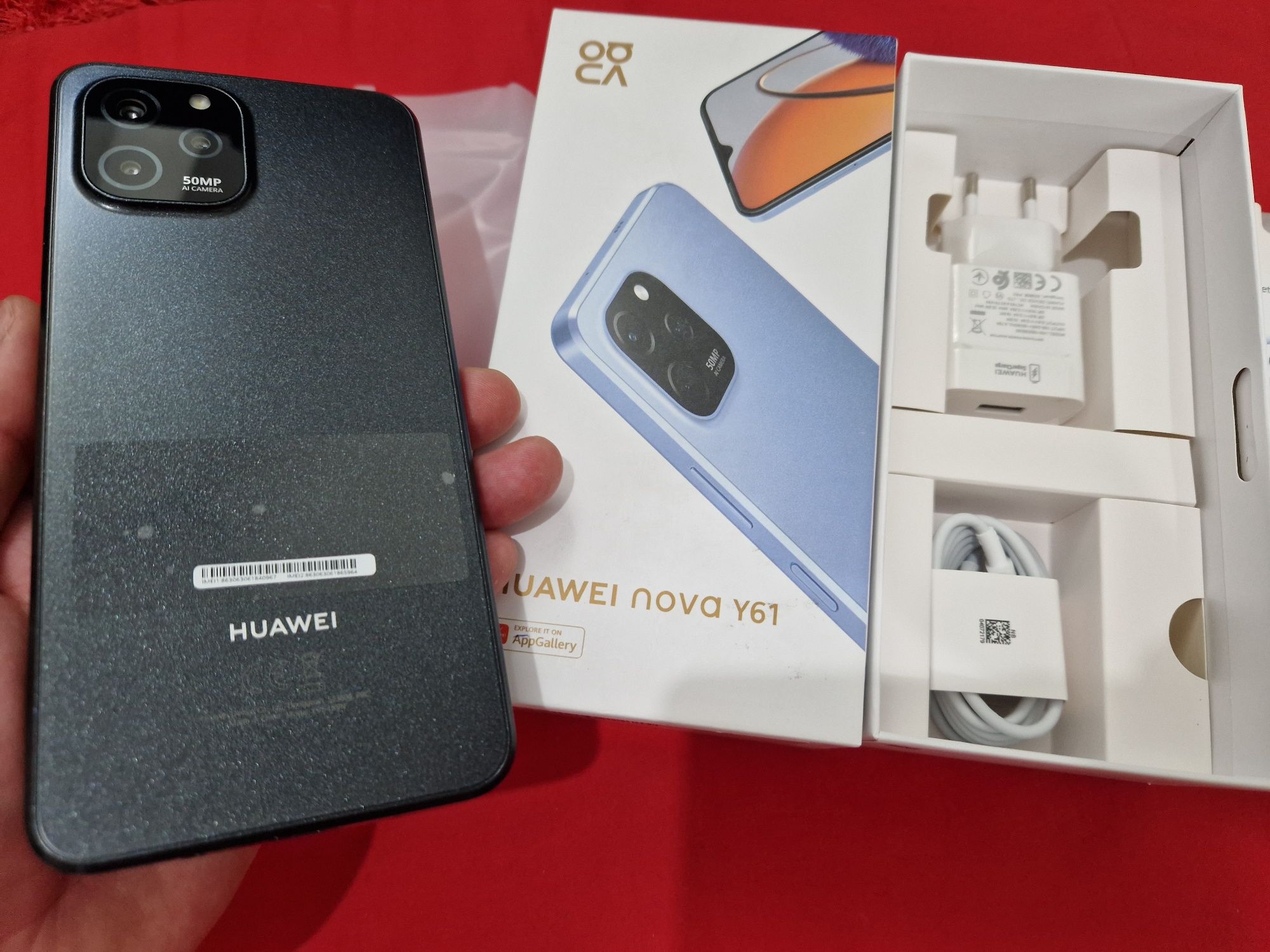 -Huawei Nova Y91, Nou,  Nefolosit, 64Gb, 4Ram, 0 cicluri incarcare, Si