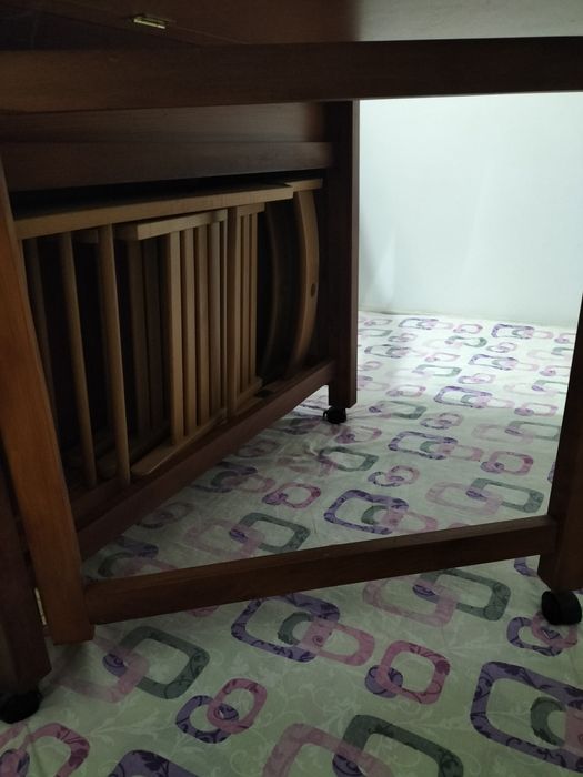 Masa pliabila din lemn masiv si pal