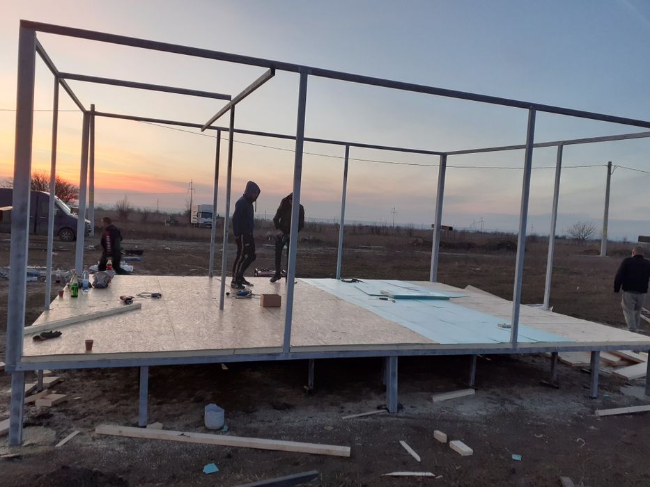 Vand  container tip casă de locuit orice lungime 12x8