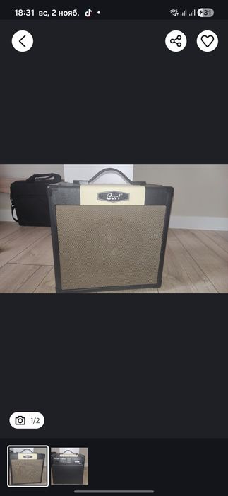 комбоусилитель cort cm15r