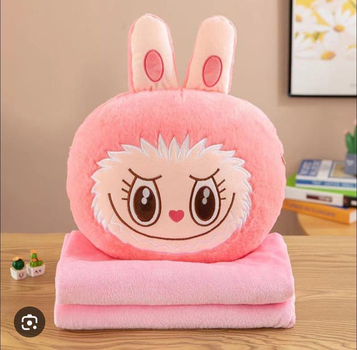 Мека Капибара възглавничка играчка и одеяло за гушкане 3-в-1