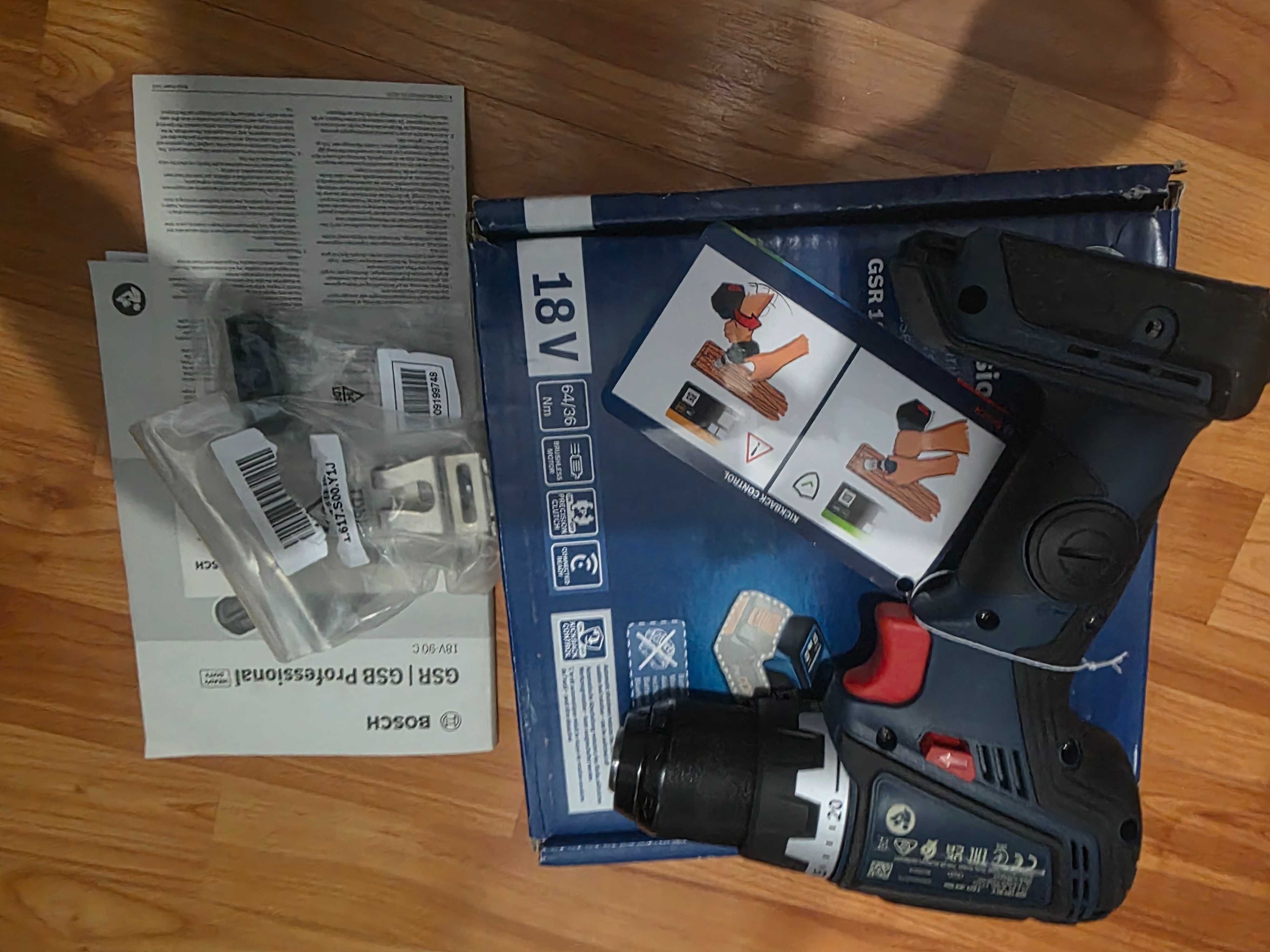 Masina de gaurit si insurubat Bosch Professional GSR 18V-90 C