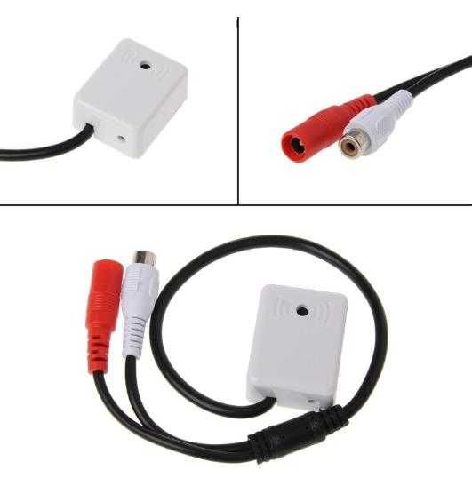 CCTV Микрофон за Видеонаблюдение Система Аудио Мониторинг DVR XVR NVR