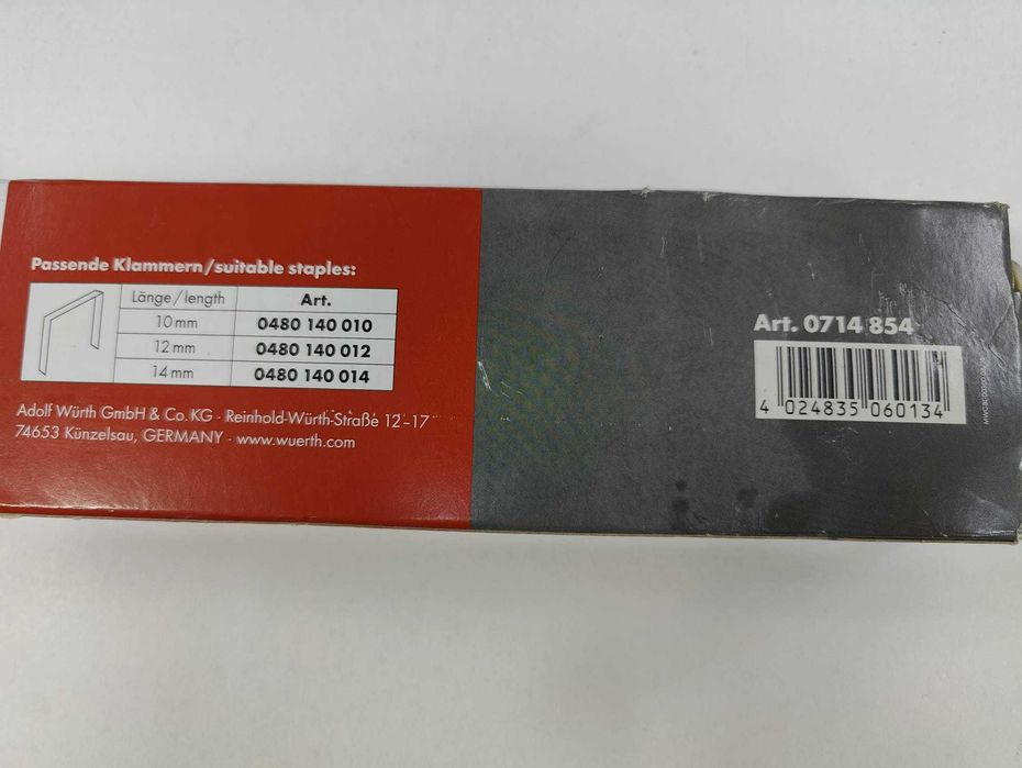 Capsator manual WUERTH ST54 10-14mm NOU