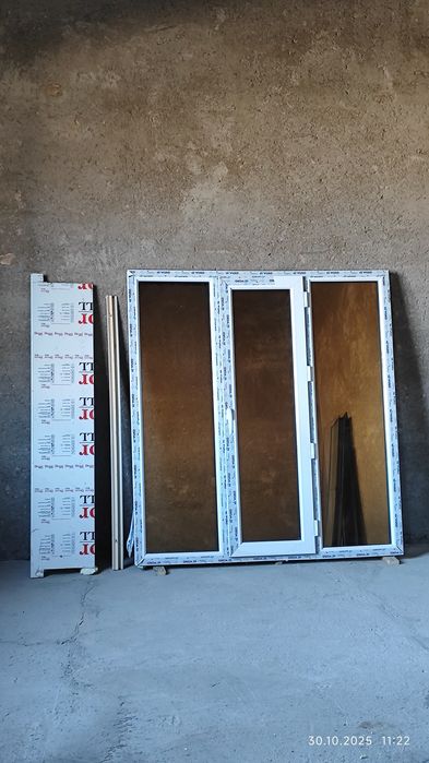 Пластик терезе 1 шт