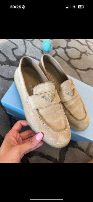 Loafers Prada Bej