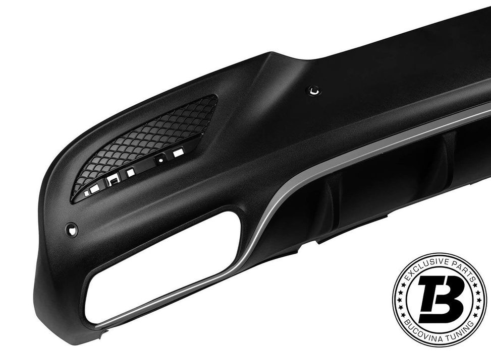Difuzor Bara Spate cu Ornamente compatibil cu Mercedes GLE Coupe C292 AMG