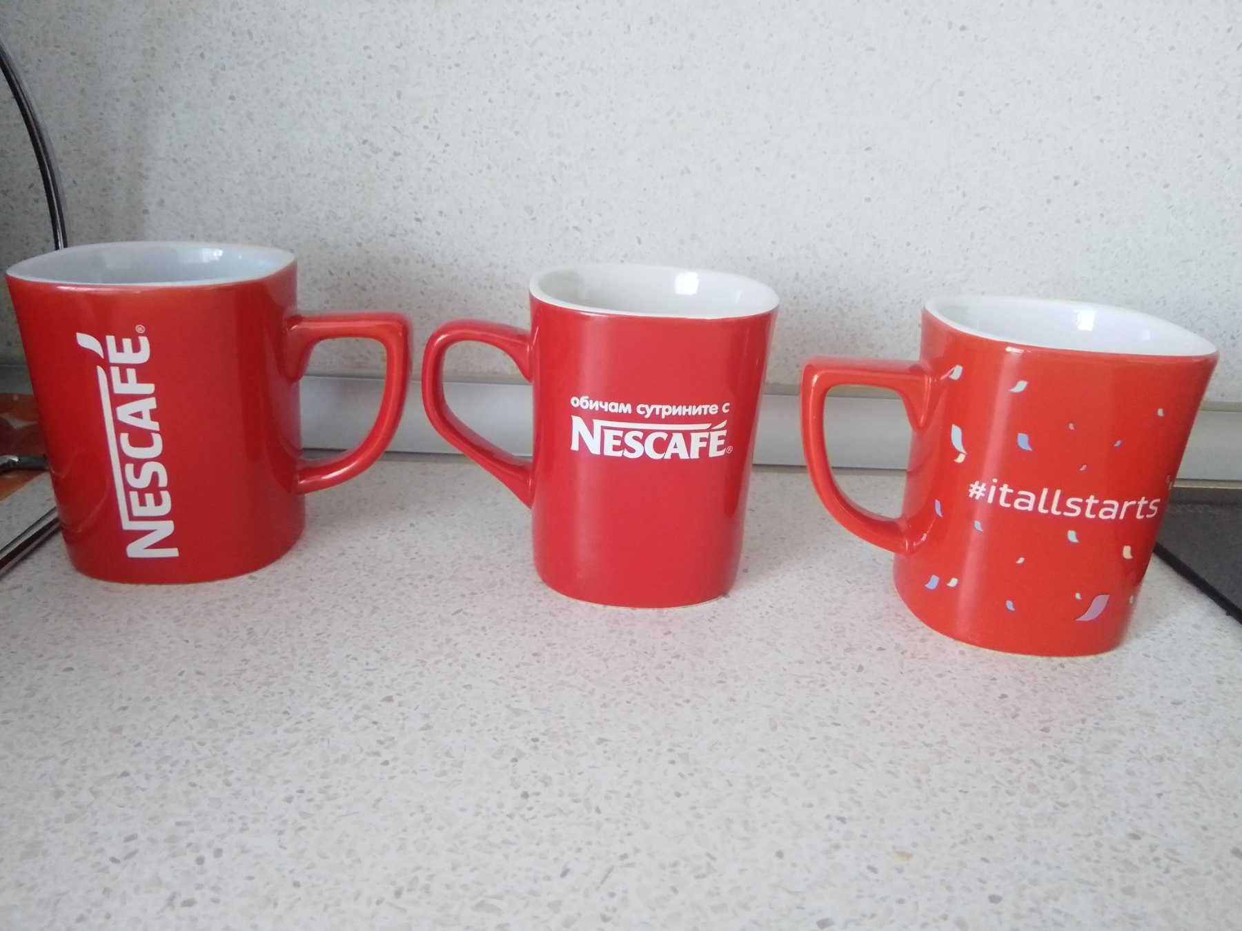 НОВА порцеланова чаша Nescafé Нескафе, различни дизайни