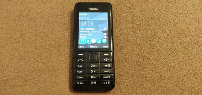 Nokia 301 liber de retea merge DIGI in stare f buna