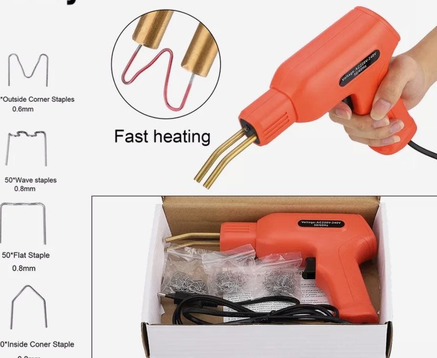 Pistol lipit plastic  NOU reparatie plastic capse