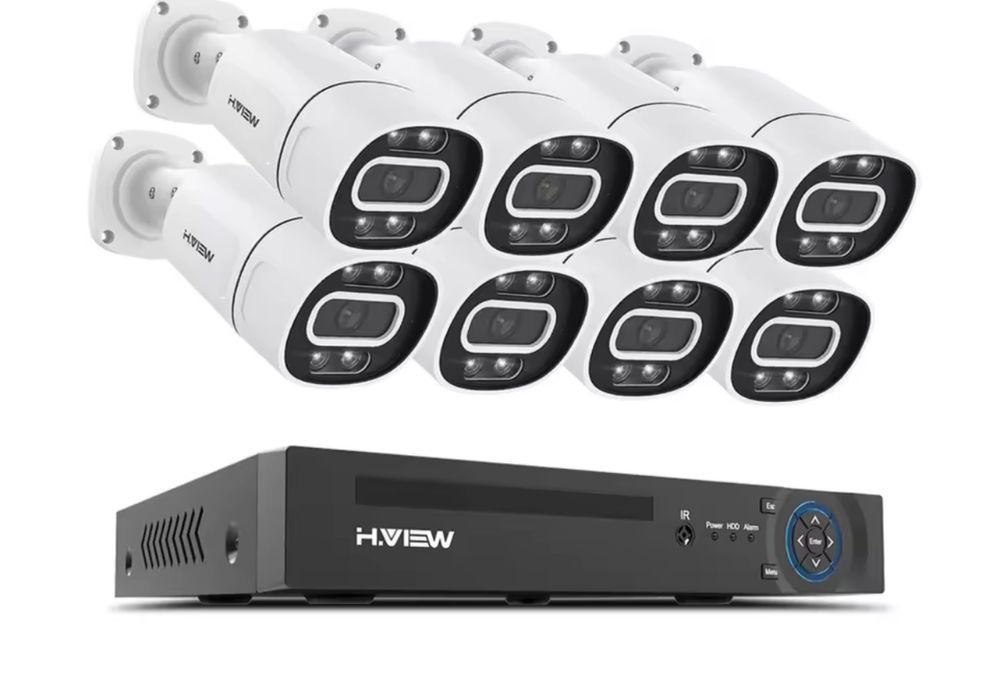 Camere Supraveghere Video KIT Complet 4/8/12 CAMERE **OFERIM MONTAJ