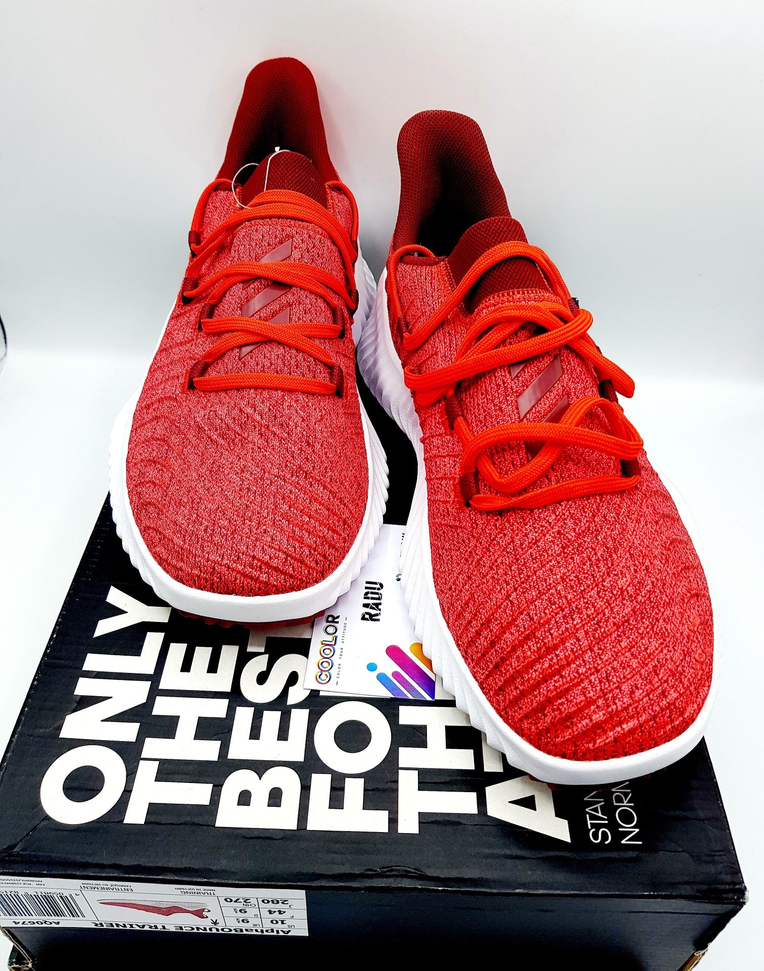 Adidas Alphabounce Trainer Red