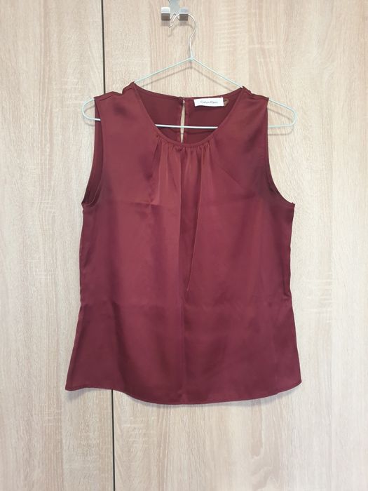 Bluza burgundy Calvin Klein