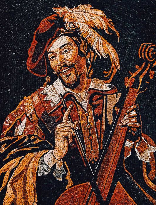 Ръчно направени мозайки от мрамор по поръчка