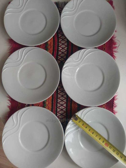 Чиния 6 бр., Разград, диам. 14,5 см