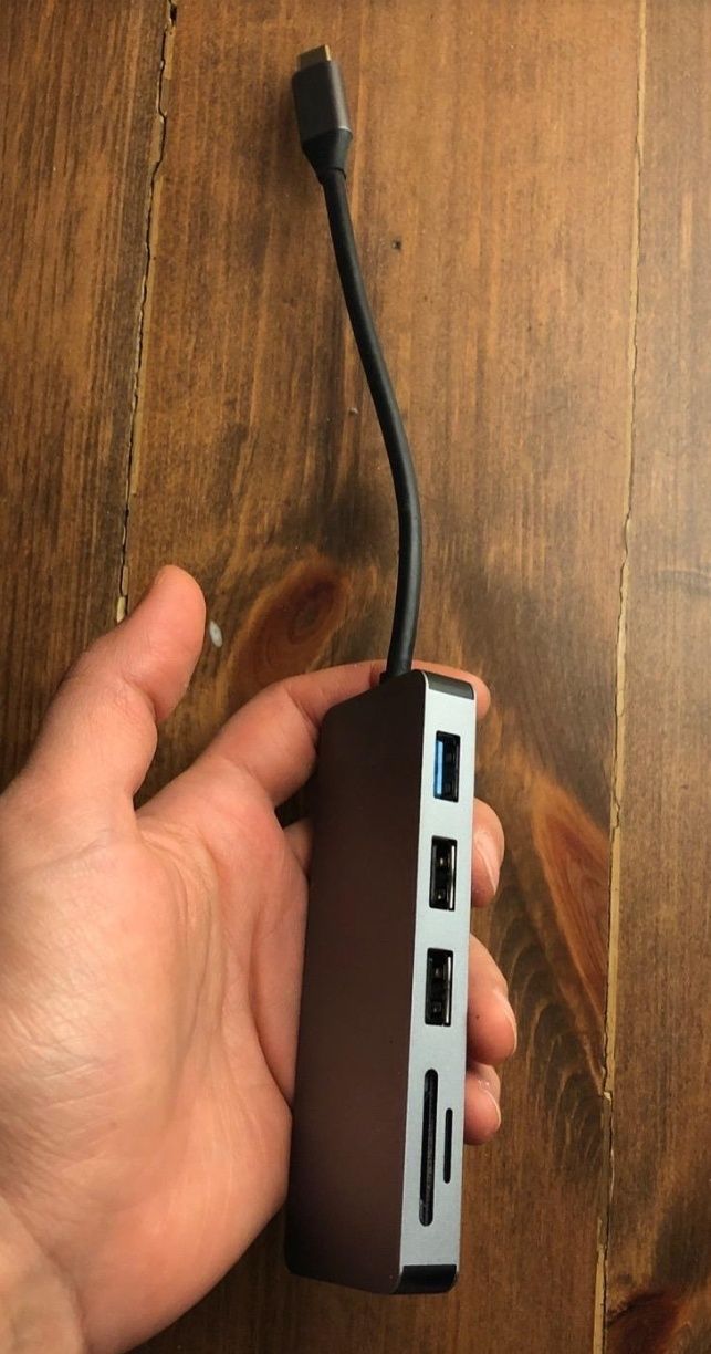 Usb C Hub,7 in 1,Adaptor MacBook pro