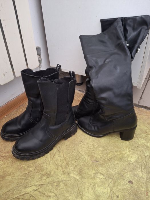 Женское сапоги, б/у продаётся сапоги 37 раз  и сапожки38 раз   торг ес