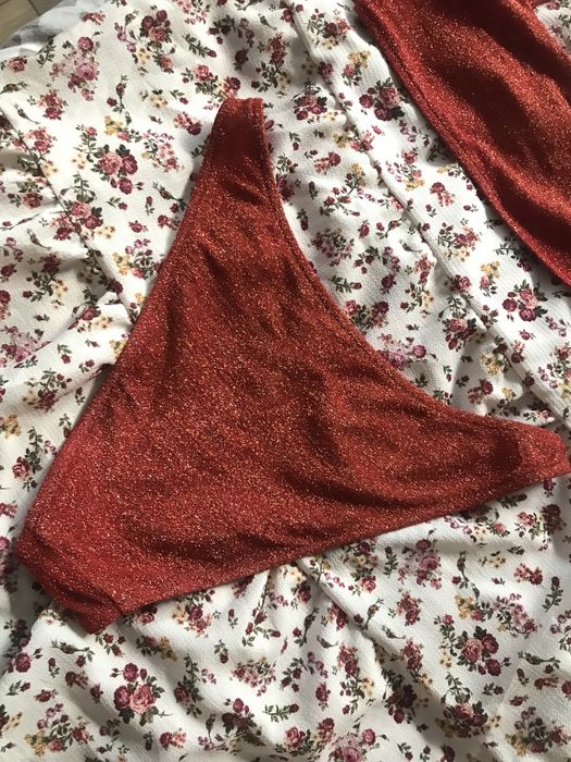 PARAMIDONNA червен блестящ бански