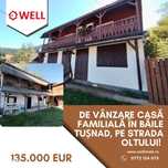 De vânzare casă familială în Băile Tușnad, pe strada Oltului!
