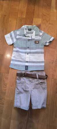 Шорты рубашка комплект костюм для мальчика 1 год