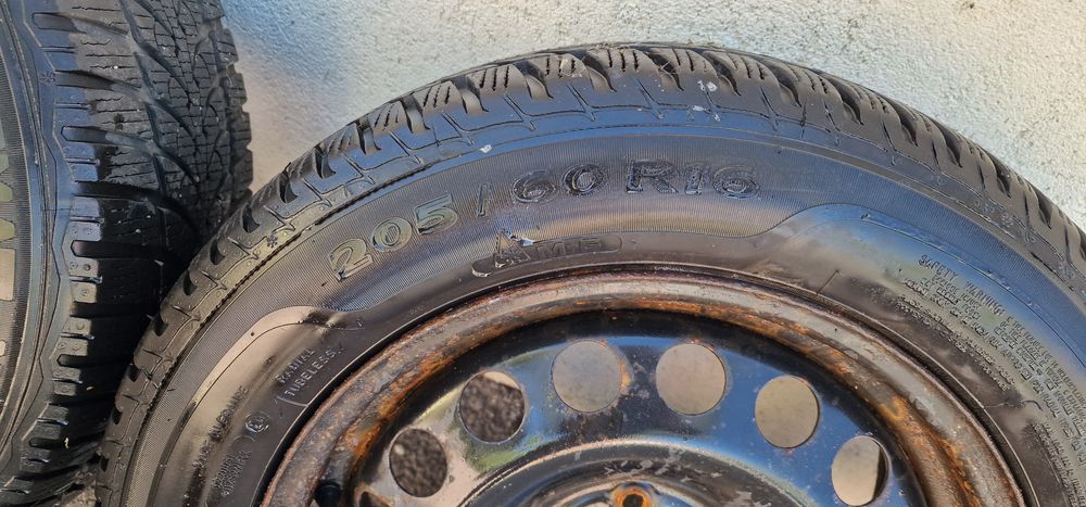 Set 4 Jante GM Opel Cu Cauciucuri de Iarna R16 5x115 Astra J Ampera