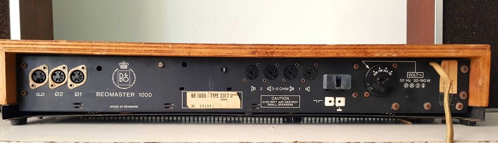 Beomaster 1000 trandafir amplituner vintage amplificator statie