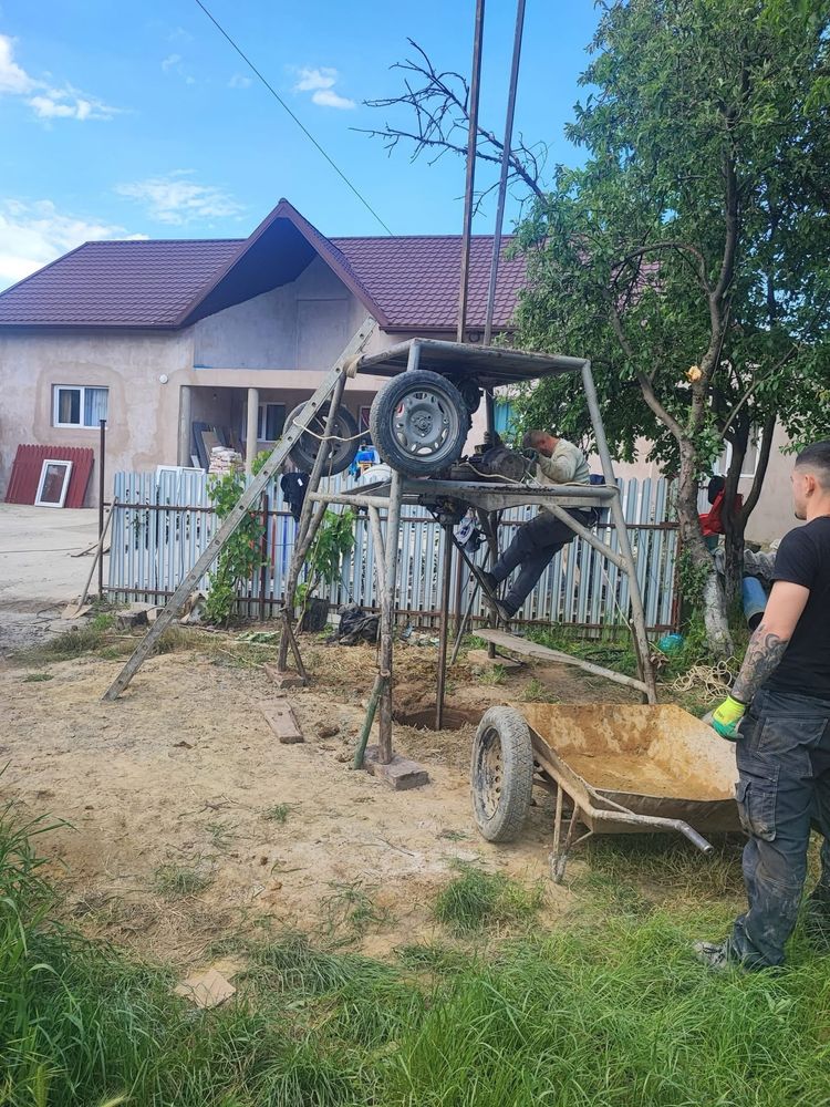 Executam fantani,fose mecanizat