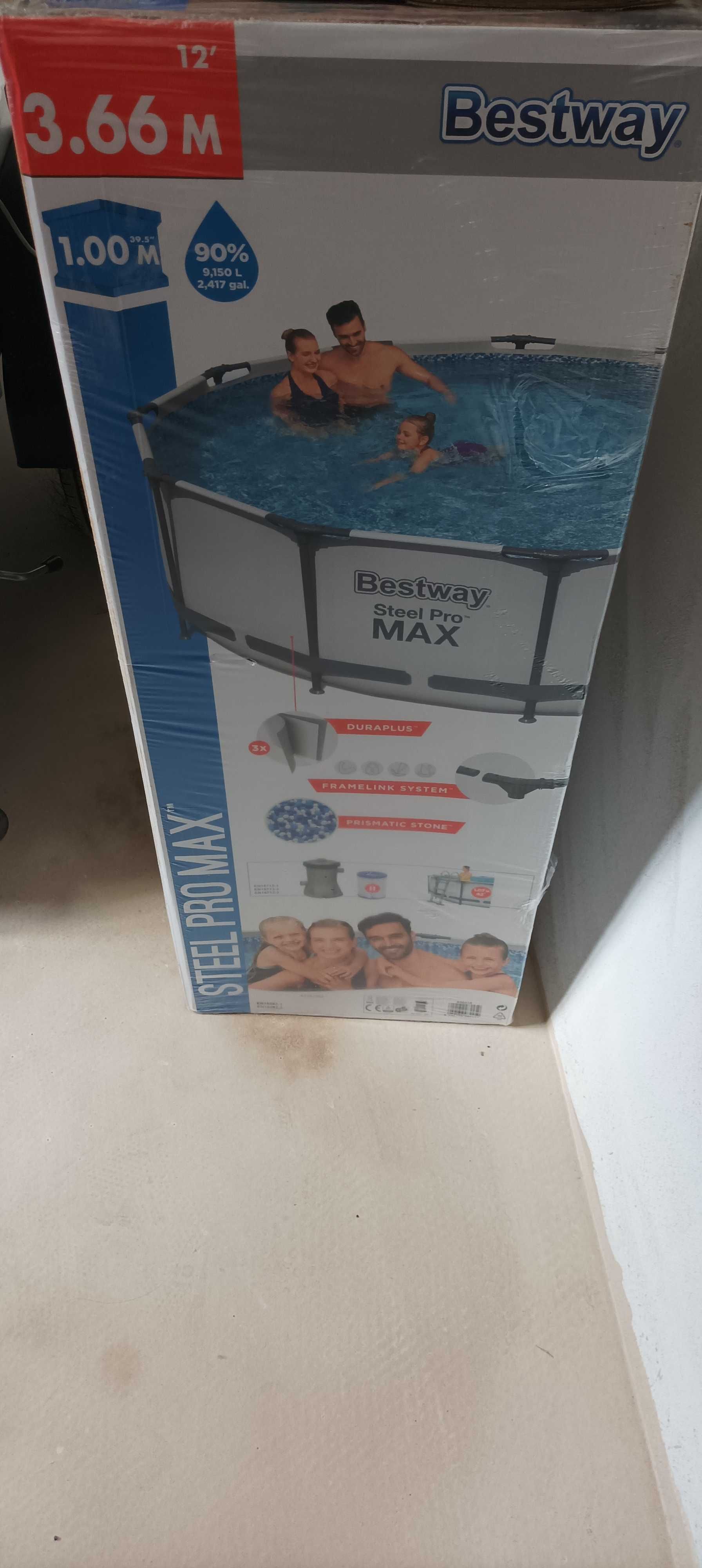 Piscina 3,66x1 m, noua in cutie sigilată