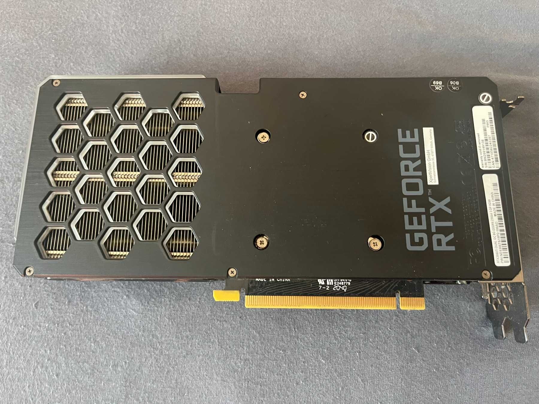 Видео карта GPU Palit GeForce RTX 3060 Dual OC 12GB