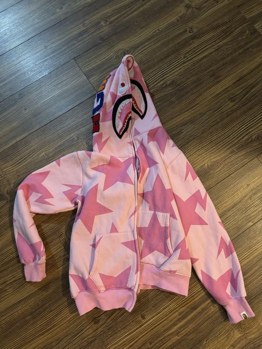 Hanorac Bape original roz
