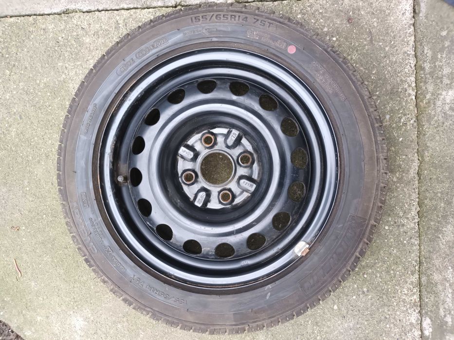 Roata rezerva Citroen C1,Peugeot 107,Toyota Aygo 155/65/R14