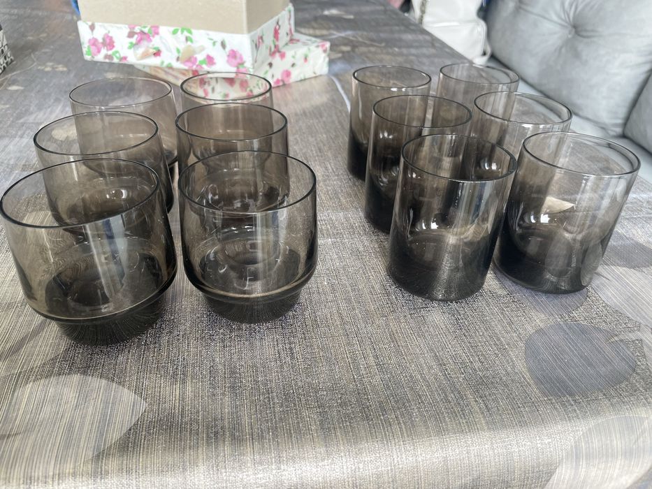 Чаши ниски стъклени