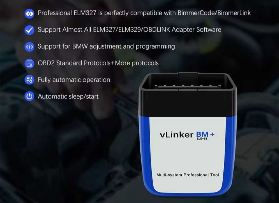Диагностика vLinker BM+