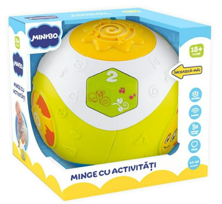 Jucarie bebelusi, Minibo, Minge cu activitati