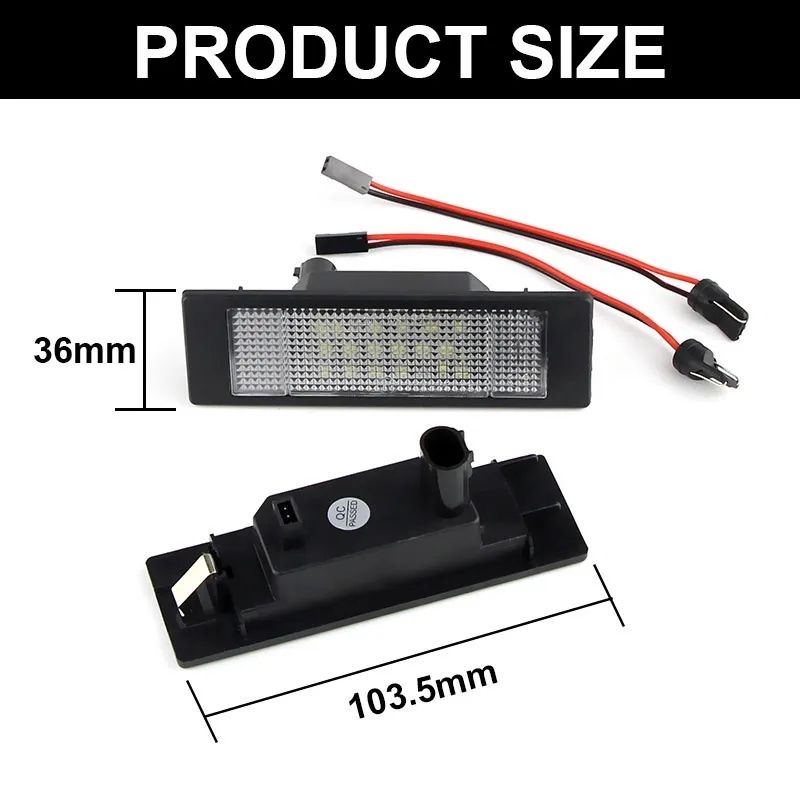 Set becuri lampi led numar BMW seria 1 E81 E87 E89 F20 F21 Mini Cooper