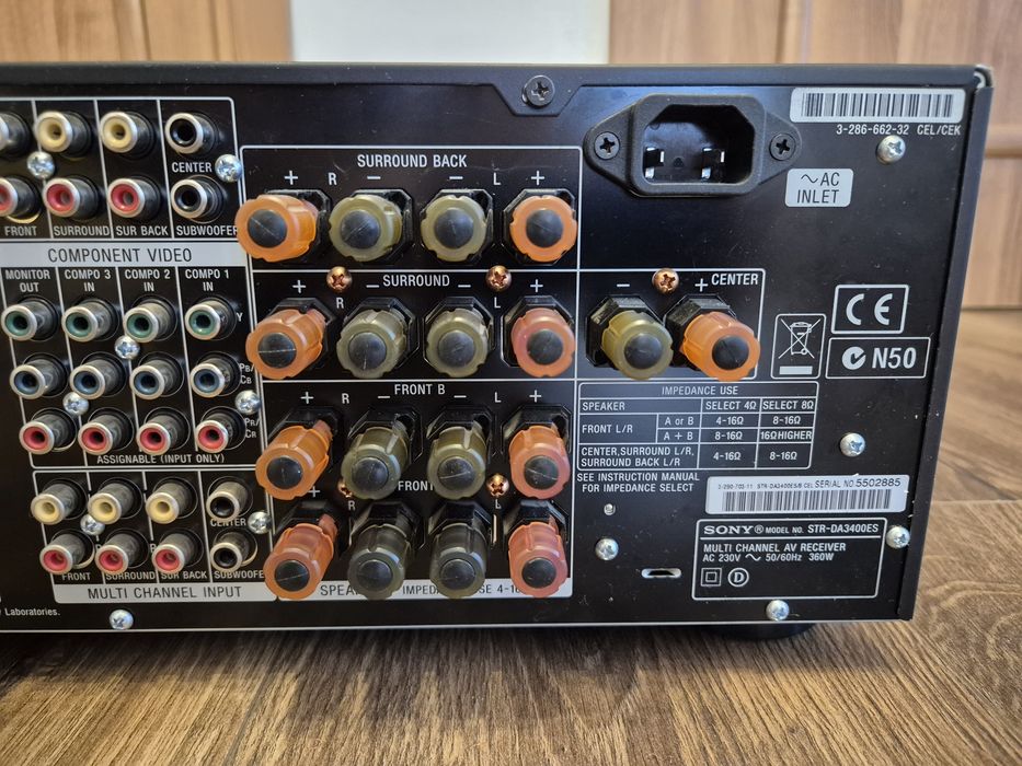 Receiver 7.1 Sony STR-DA3400ES  (7x100w., hdmi, telecomanda)