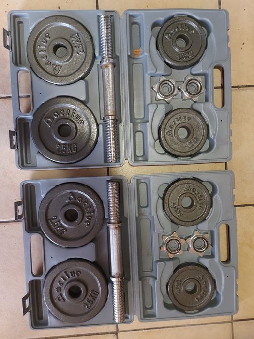 Set gantere 2×10 kg