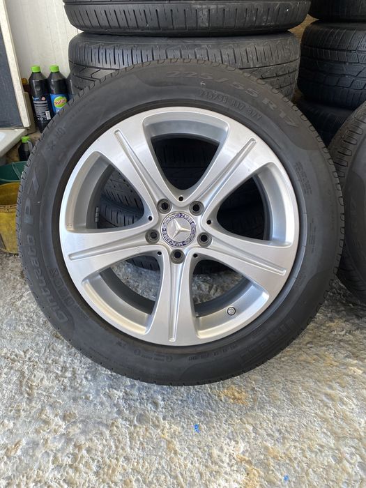 Jante originale Mercedes 17 E- V Class W213 Anvelope 225/55R17 vara