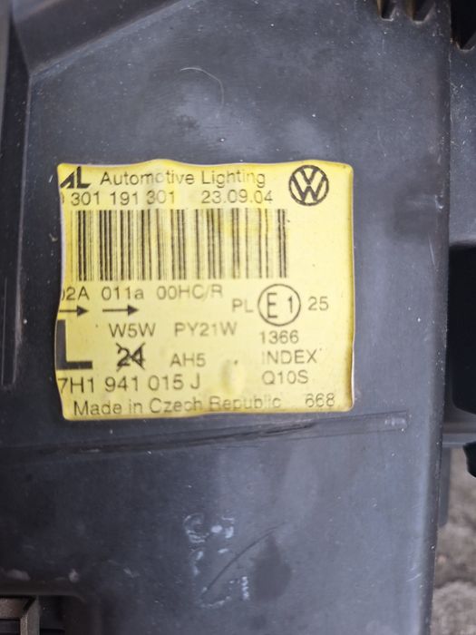 Ляв Фар За Volkswagen Transporter T5 Multivan 2003-2009 Година VW T5