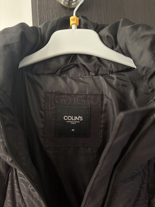 Geaca Colin’s cu gluga,vatelinata,neagra Marimea M