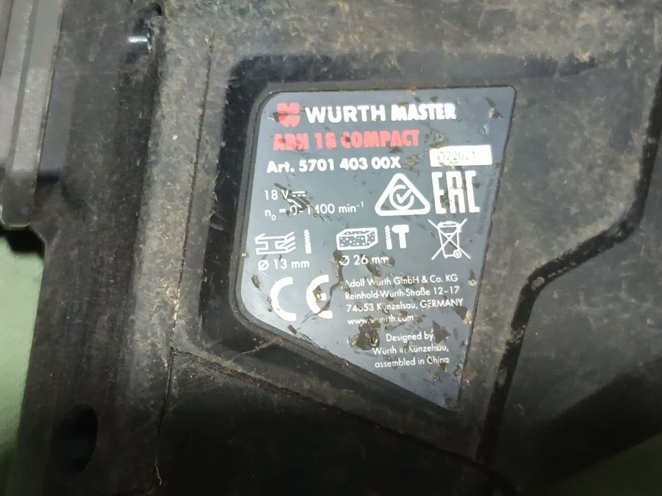 Rotopercutanta Wurth MCube