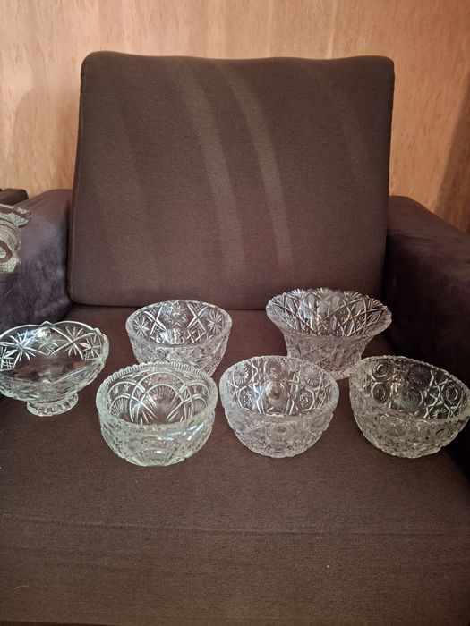 Вазочки советский хрусталь