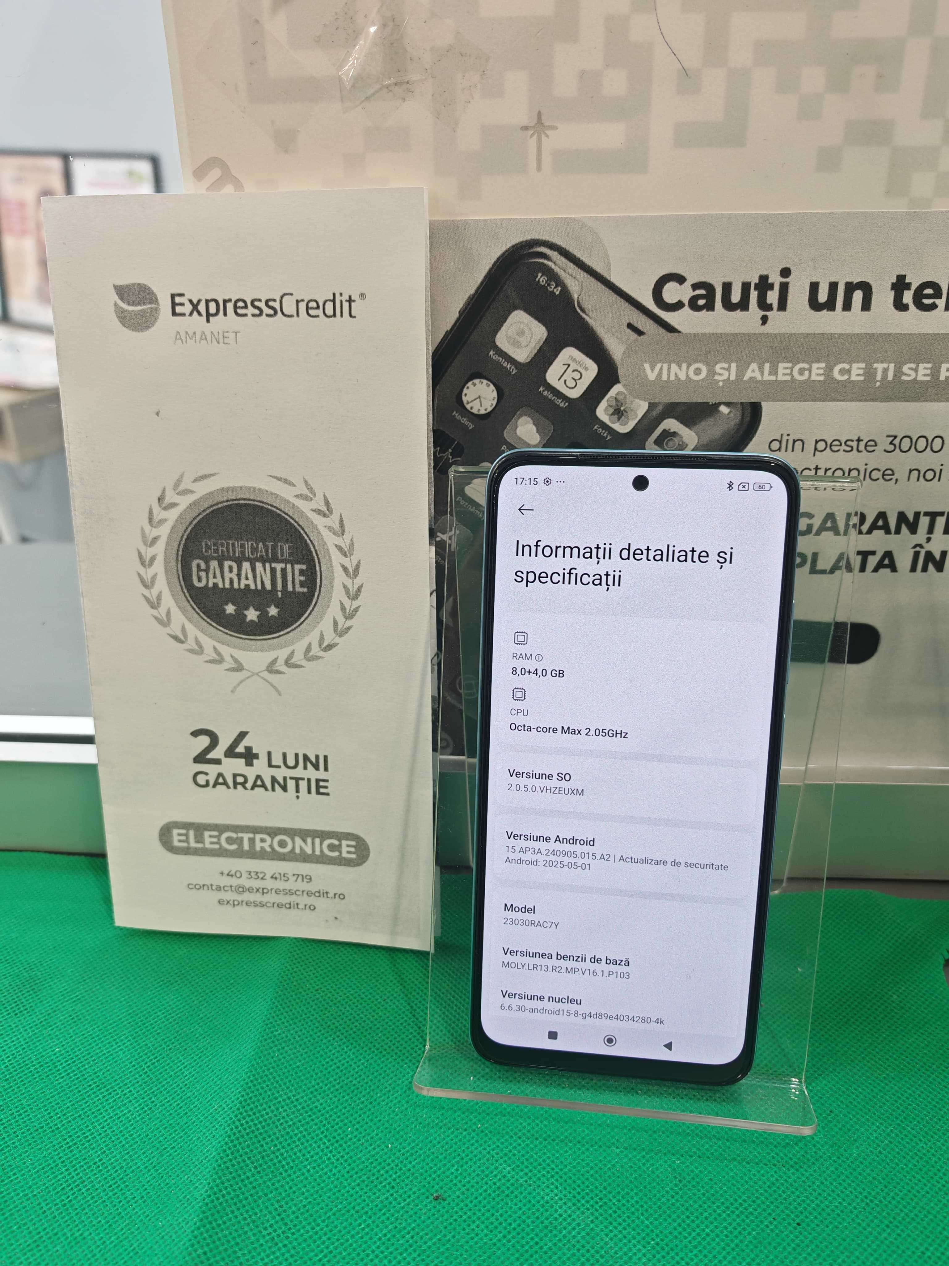 Telefon Xiaomi Redmi Note 12S(AG44 Bc2 B:5944)-Garantie 2 ani!
