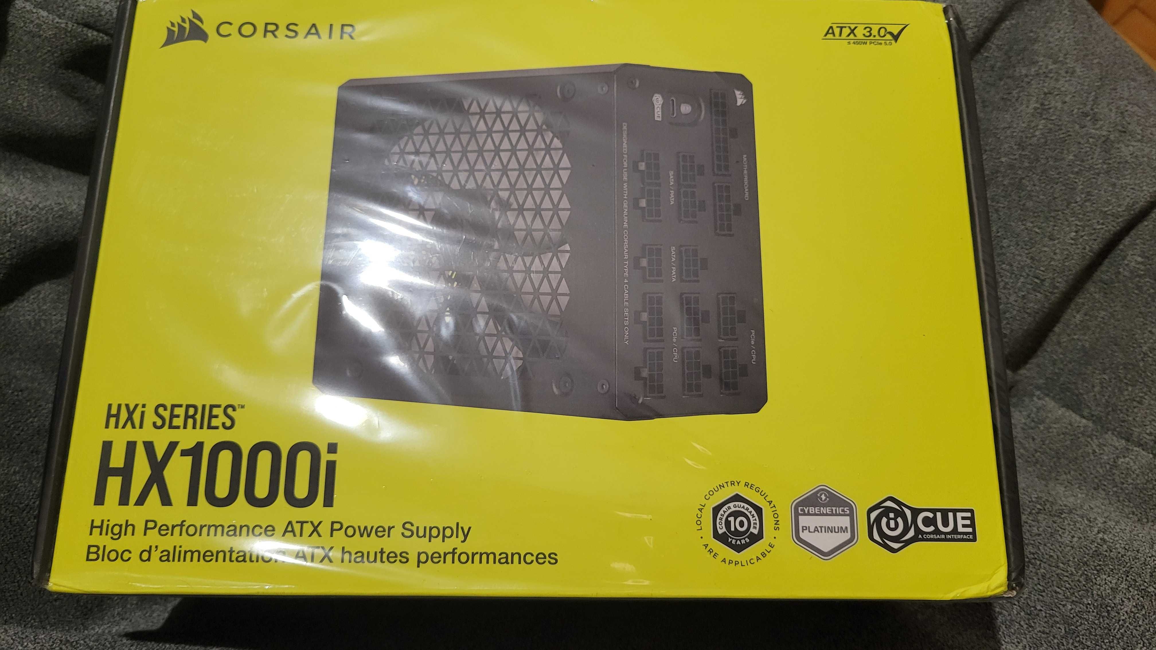 Захранване Corsair HX1000i 1000W Platinum- чисто ново