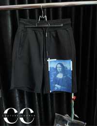 Pantaloni Scurți OFF-White Mona Lisa Print • Calitate TOP • Cod QR