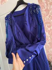 Официална рокля турско синьо