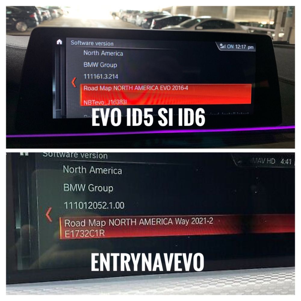 CarPlay BMW original fullscreen Evo id5 id6 MGU si EntryNav2