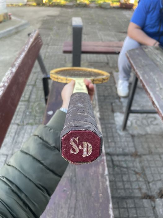 Винтидж Дорвена Тенис Ракета Snauwaert - Колекционерска / Декорация