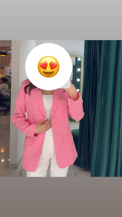 Продам пиджак в розовом цвете новый с этикеткой размер не подошел