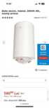 Vand boiler electric Habitat Romstal 80l, 2000w , montaj vertical